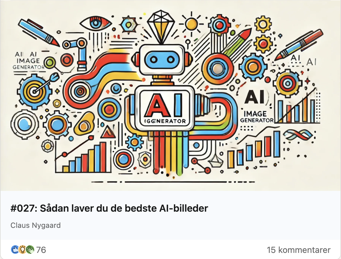 Claus Nygaard - AI & ChatGPT Nyheder - 027 - Sådan laver du de bedste AI billeder