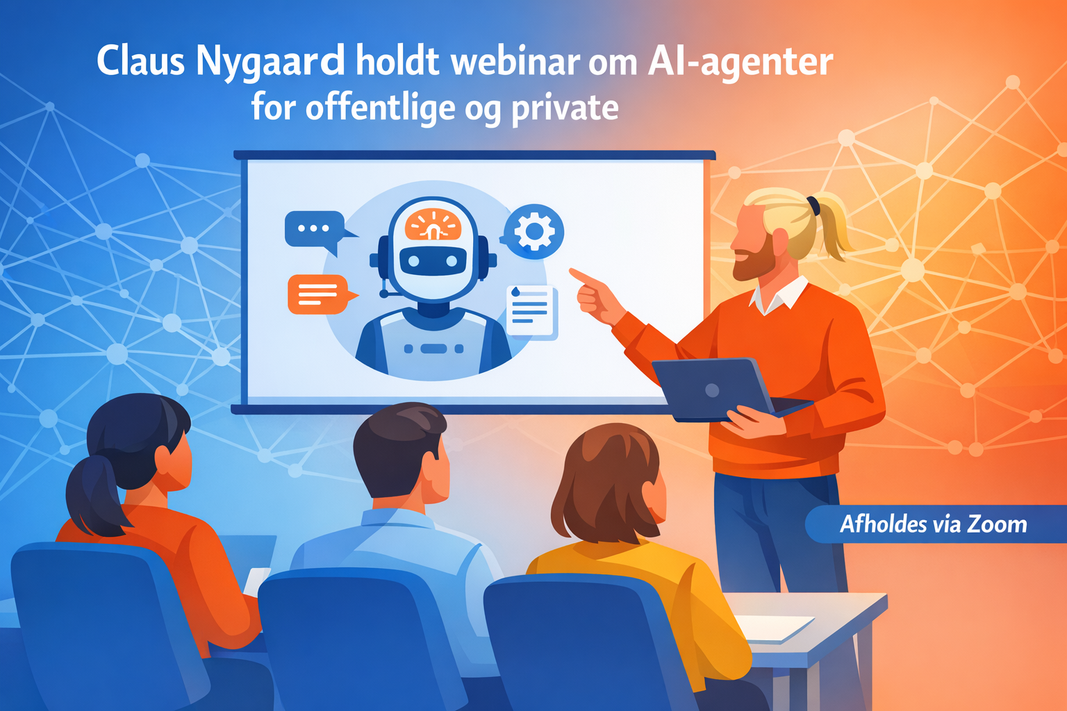 Claus Nygaard - ChatGPT kursus - Copilot kursus - AI ekspert - AI foredrag - automatisering med make.com - automatisering med zapier - CBS - Copenhagen Business School