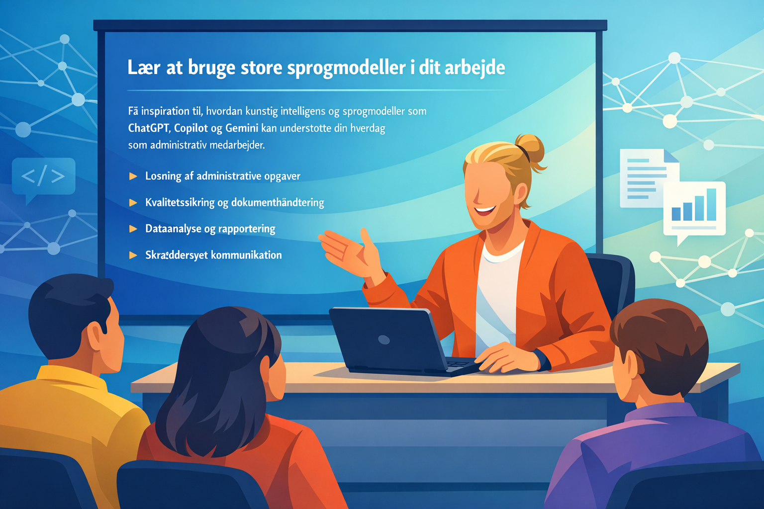 Claus Nygaard - ChatGPT kursus - Copilot kursus - AI ekspert - AI foredrag - automatisering med make.com - automatisering med zapier - CBS - Copenhagen Business School
