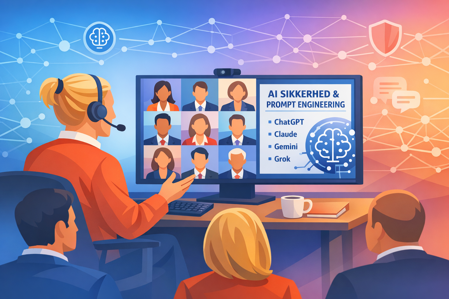 Claus Nygaard - ChatGPT kursus - Copilot kursus - AI ekspert - AI foredrag - automatisering med make.com - automatisering med zapier - CBS - Copenhagen Business School