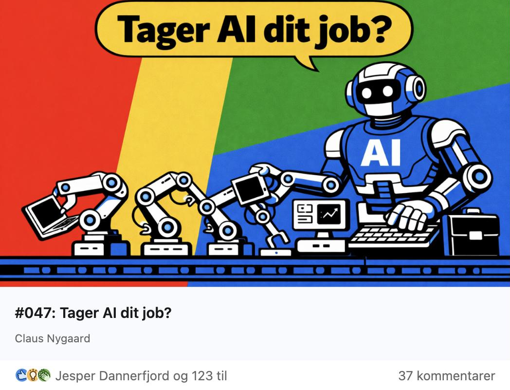 Claus Nygaard - AI & ChatGPT Nyheder - 047 - Tager AI dit job