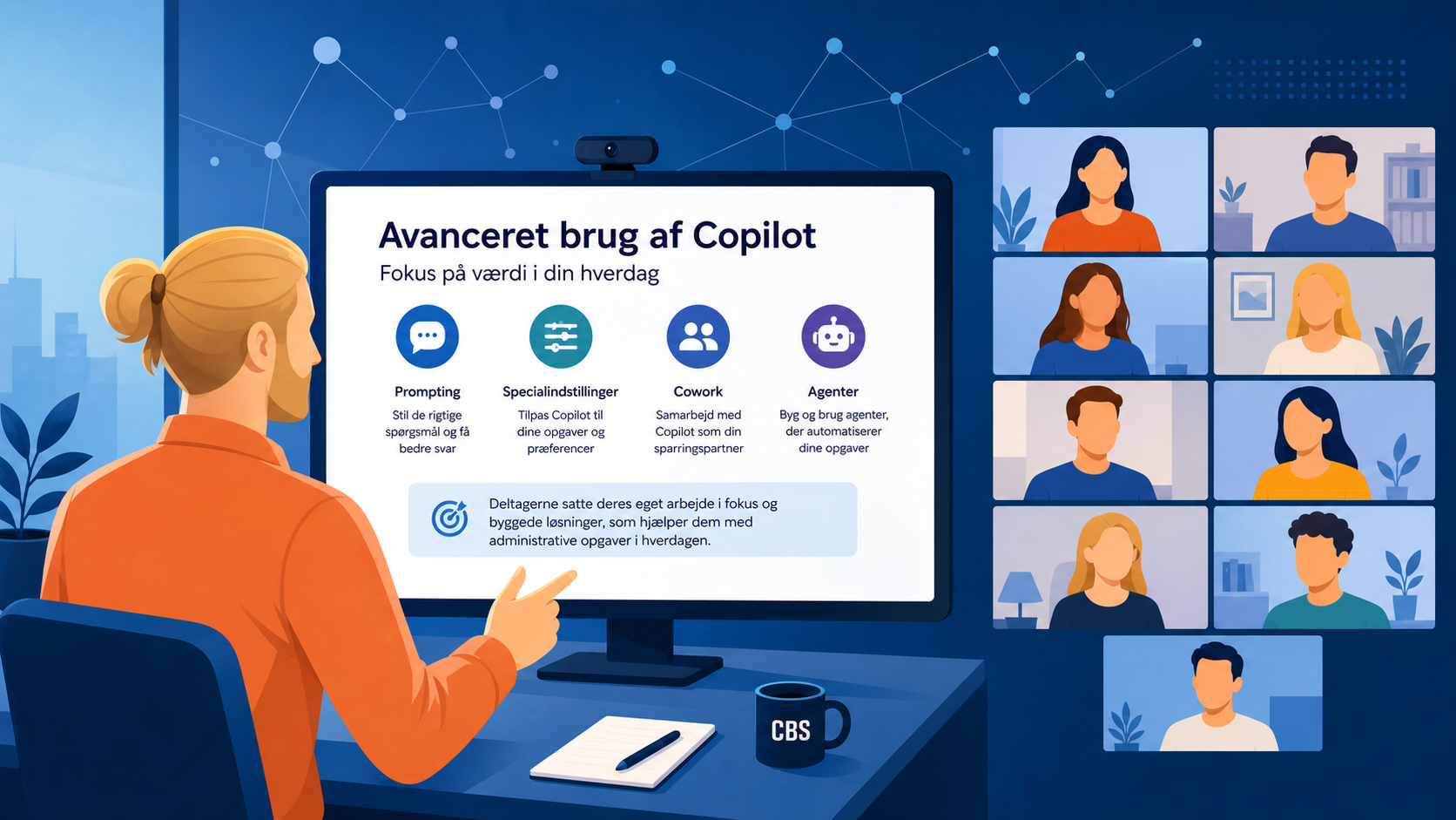 Claus Nygaard - ChatGPT kursus - Copilot kursus - AI ekspert - AI foredrag - automatisering med make.com - automatisering med zapier - CBS - Copenhagen Business School