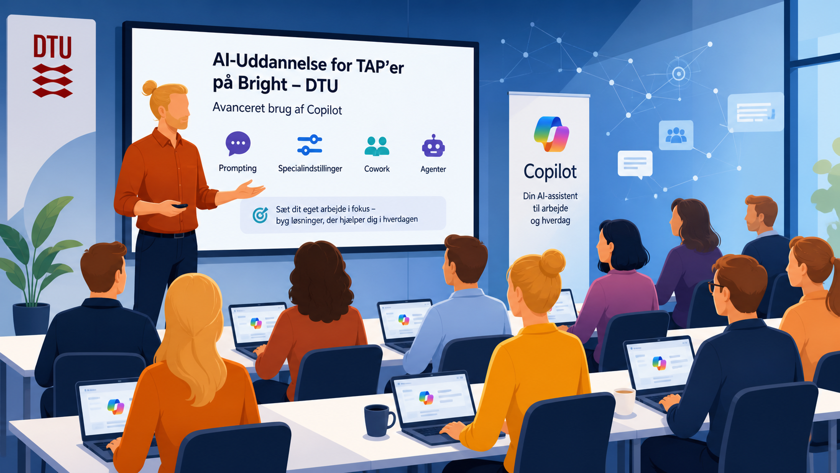 Claus Nygaard - ChatGPT kursus - Copilot kursus - AI ekspert - AI foredrag - automatisering med make.com - automatisering med zapier - CBS - Copenhagen Business School